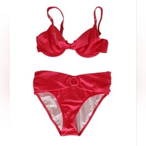 VENUS Sunset Pink Bikini Set, Top Size B, Bottom Size 6
